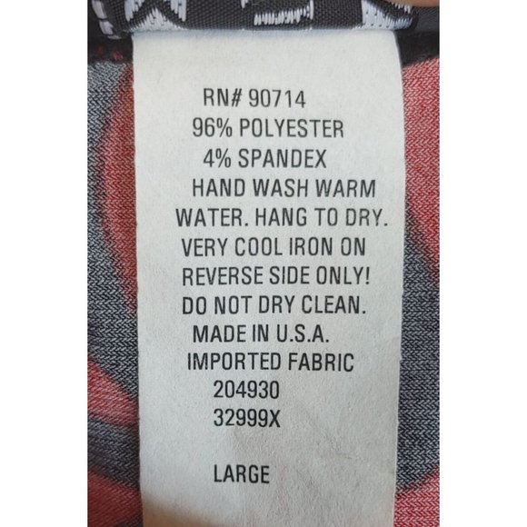 MSK Women's Red and Black Evening Top Large - Picture 4 of 4